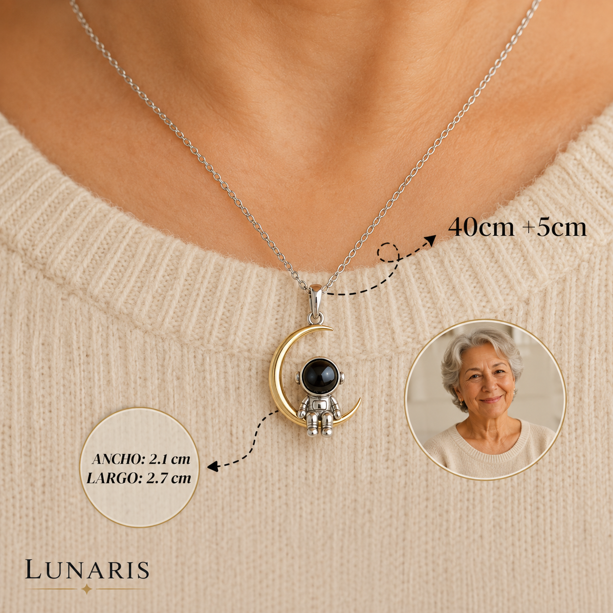 Collar Lunaris Personalizado con Foto